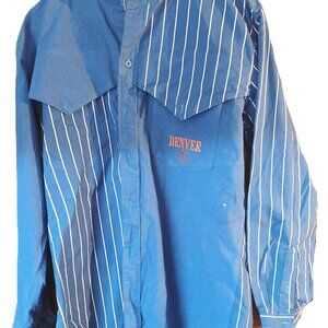 Vintage Denver Bronco Western Shirt
